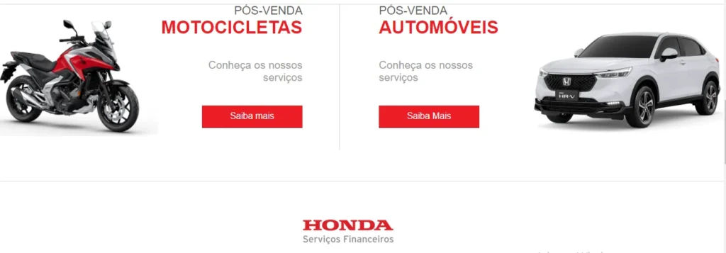 Simular Financiamento Honda